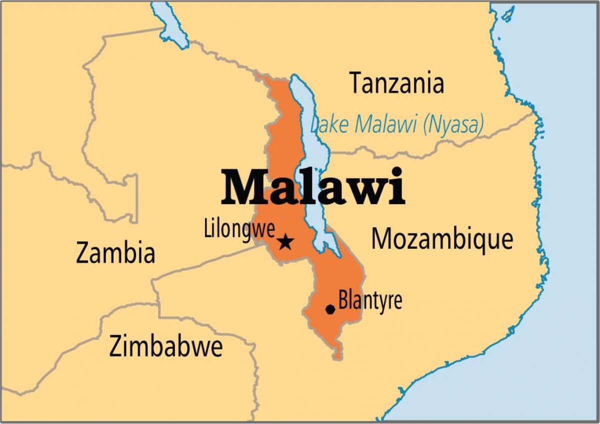 kat jeyografik nan Malawi lilongwe