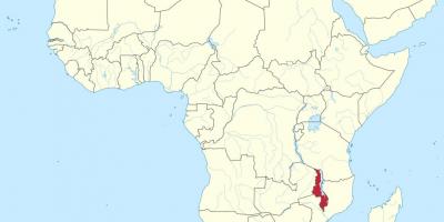 Kat jeyografik ki nan lafrik di ki montre Malawi